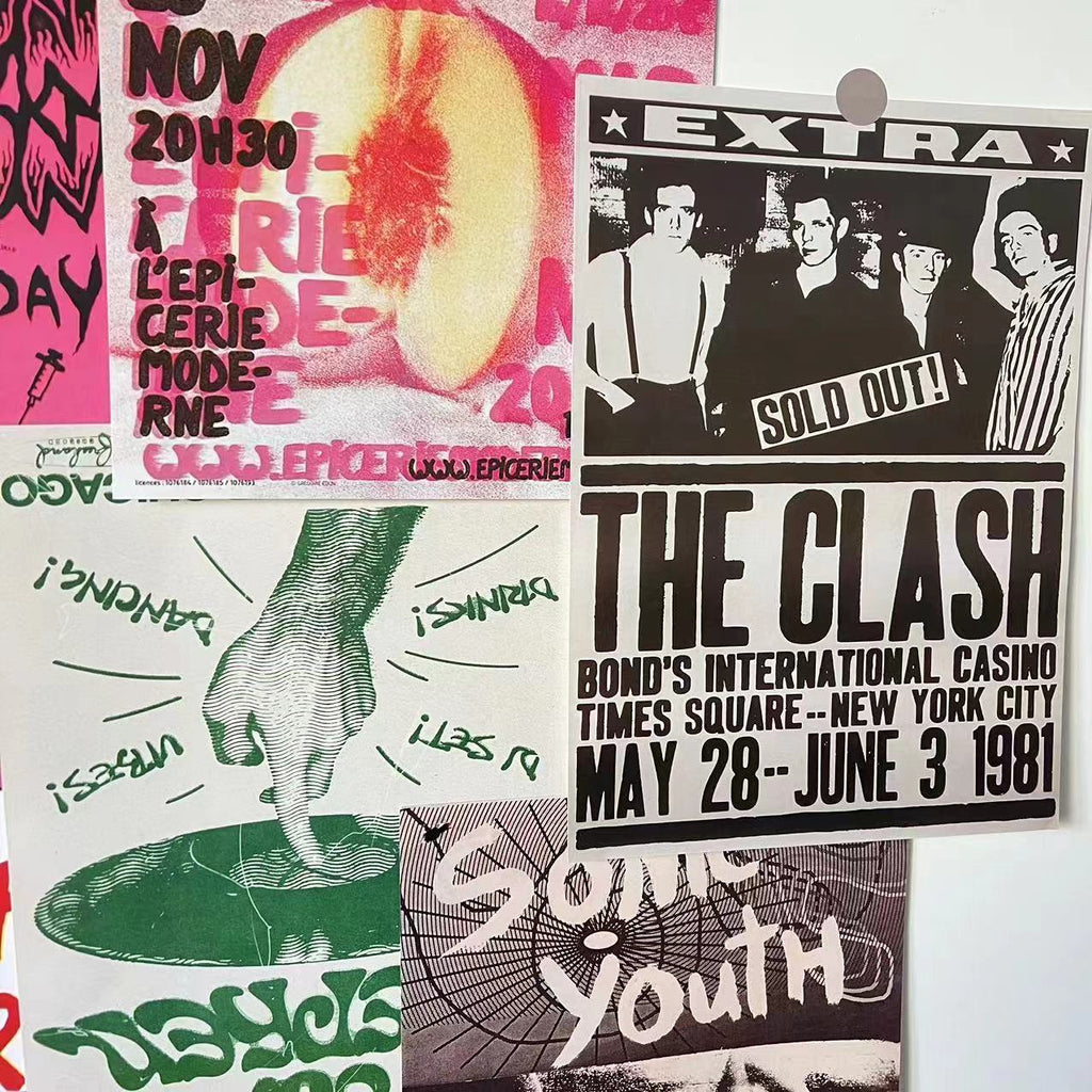grue rock poster set