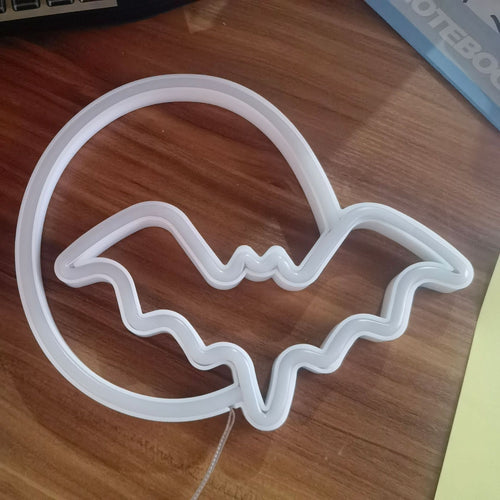 batsign neon light