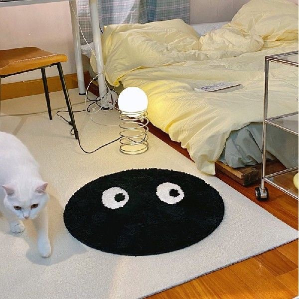 billiards 8-ball throw rug