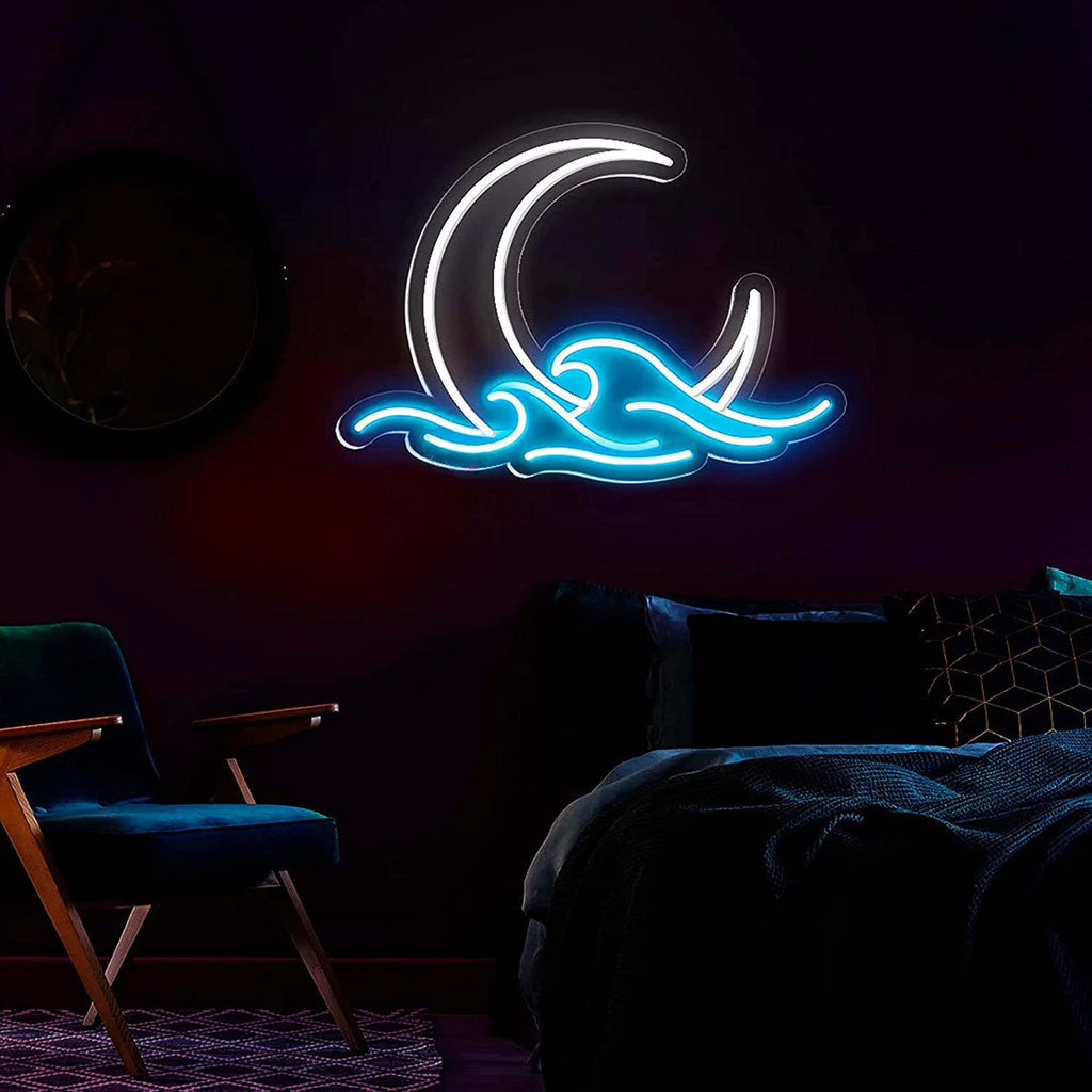 cali luna wave neon light