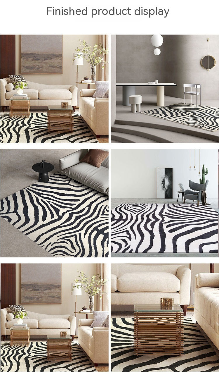 zebra print carpet