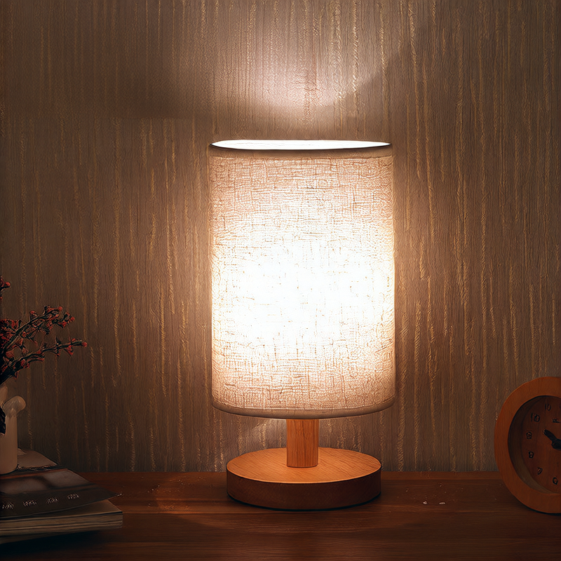 nordic wooden table lamp
