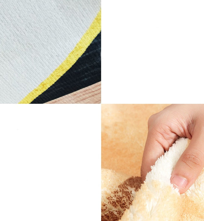 billiards 8-ball throw rug