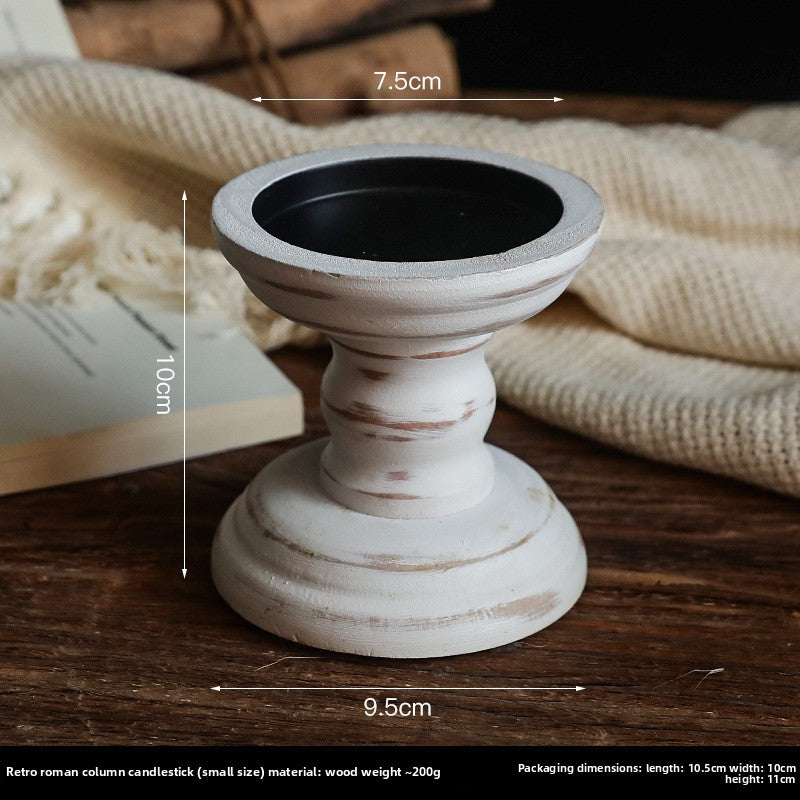 wode candlestick holder