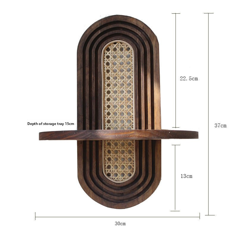 wicker hali wall rack