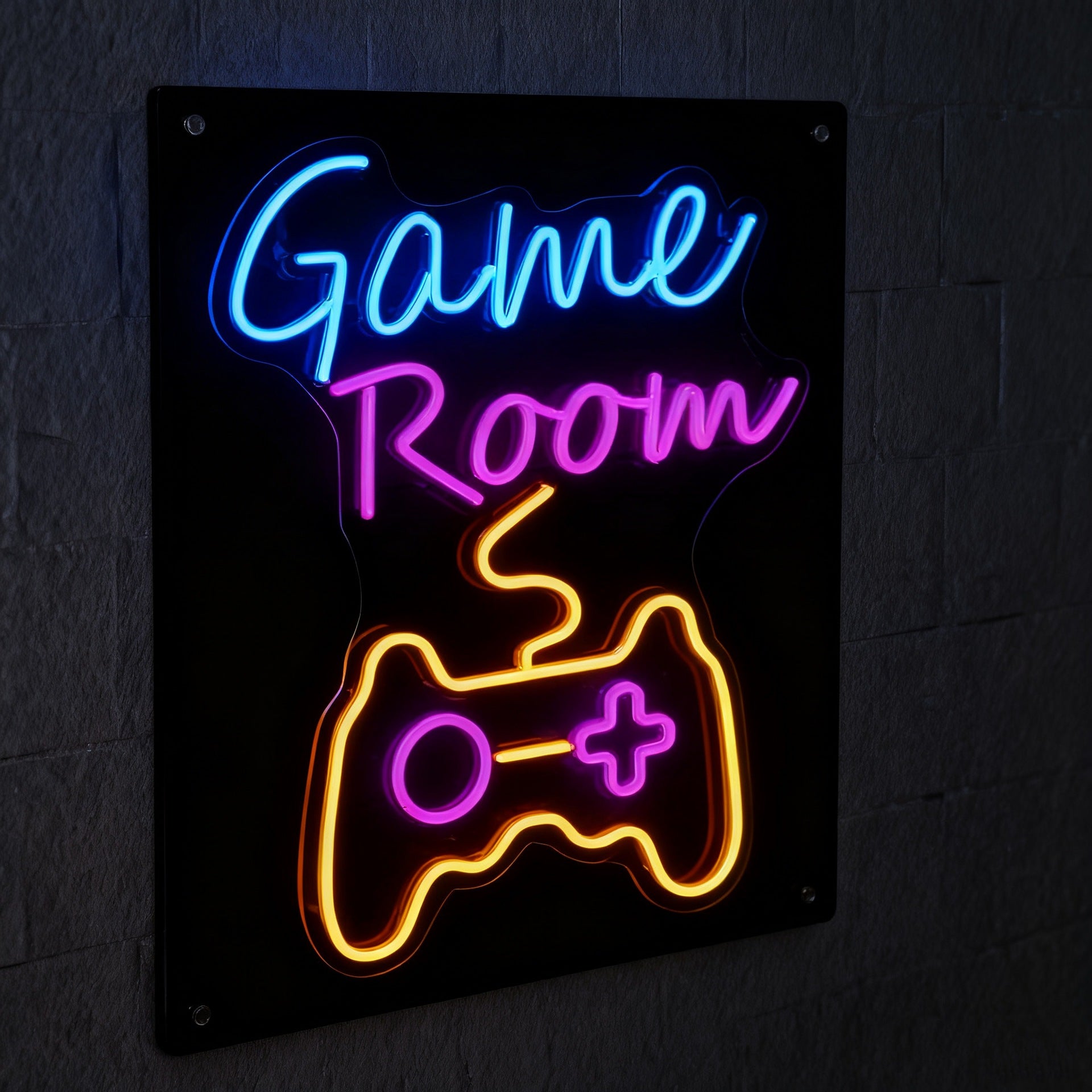 neon gaming controller light