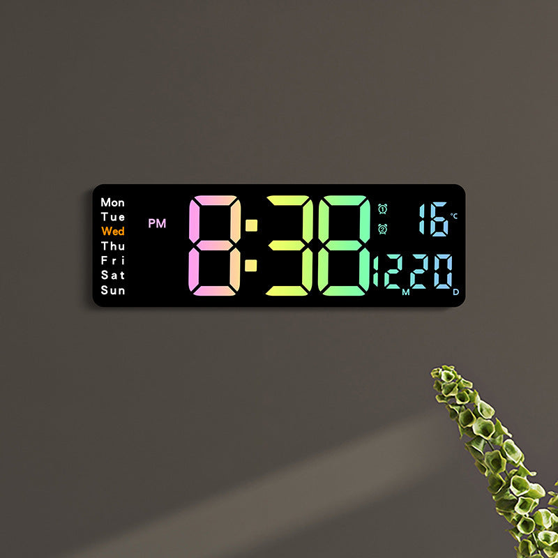 digi wall analog clock