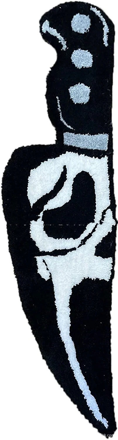 scream throw rug