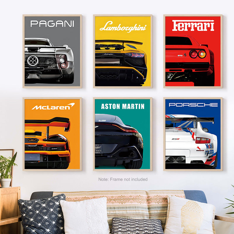 formula sports car print