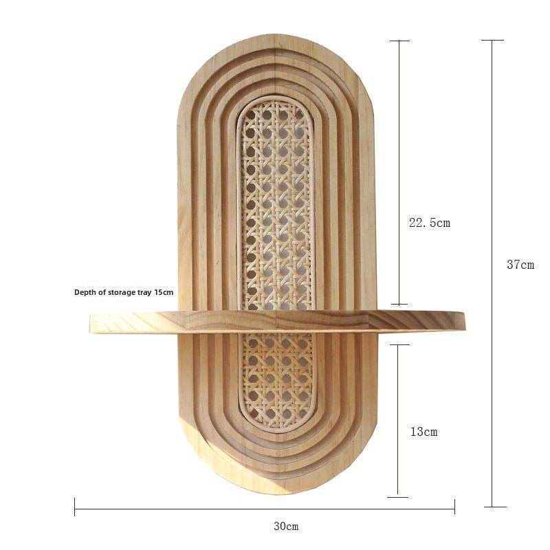 wicker hali wall rack
