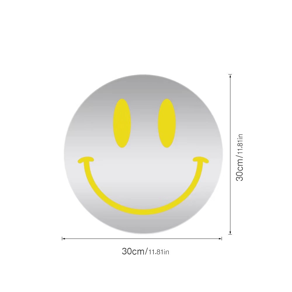 smiley mirror
