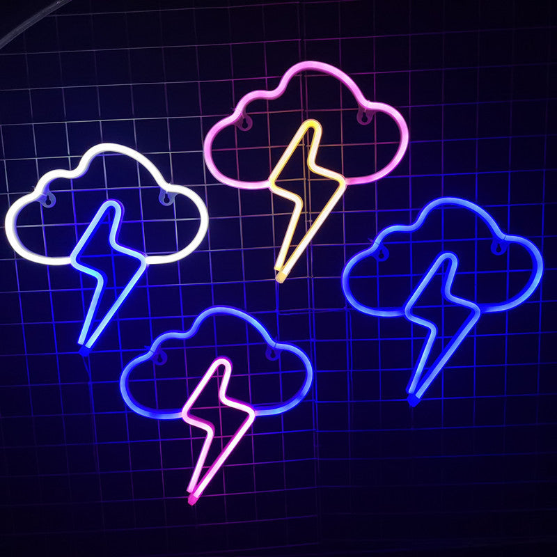 lightning neon light