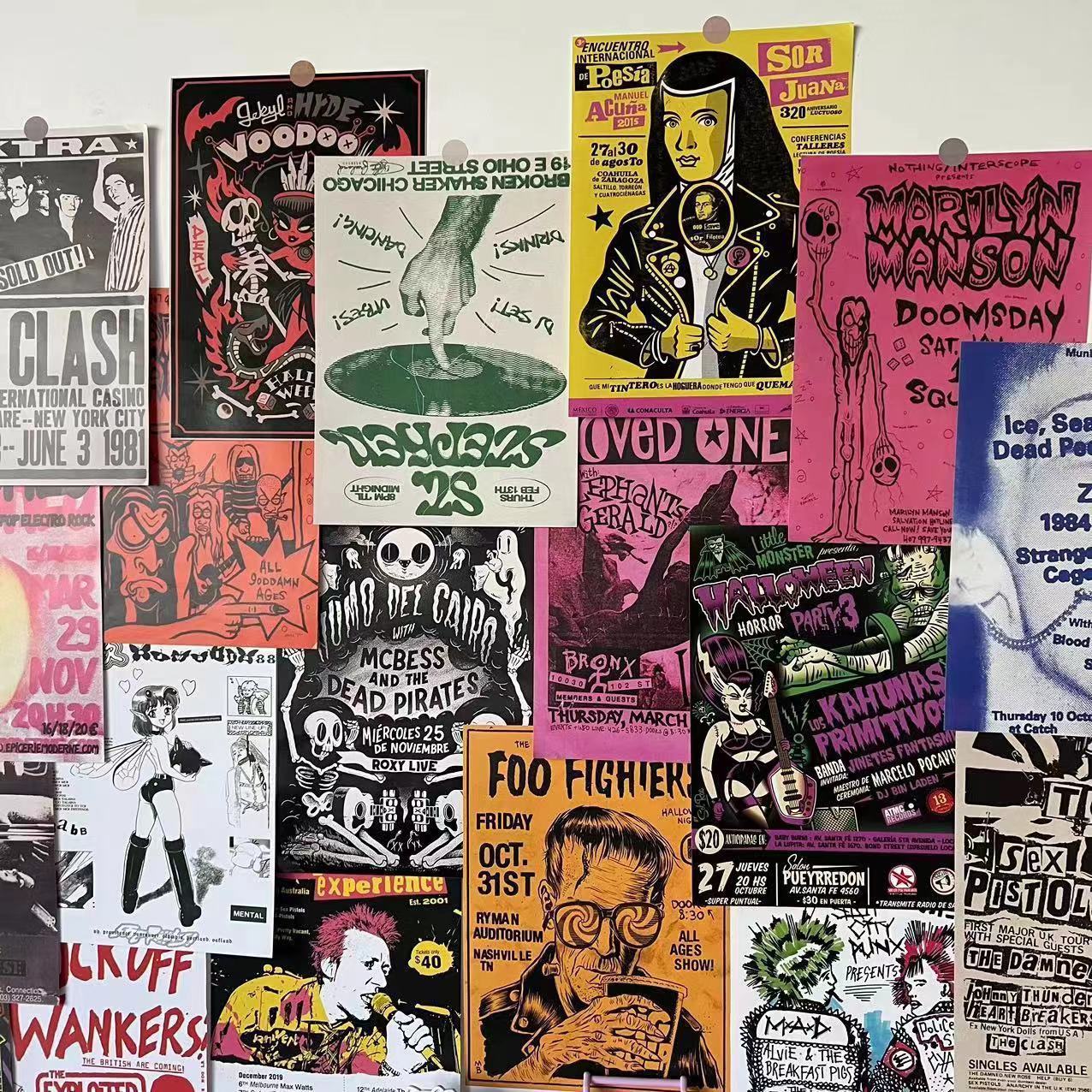 grue rock poster set