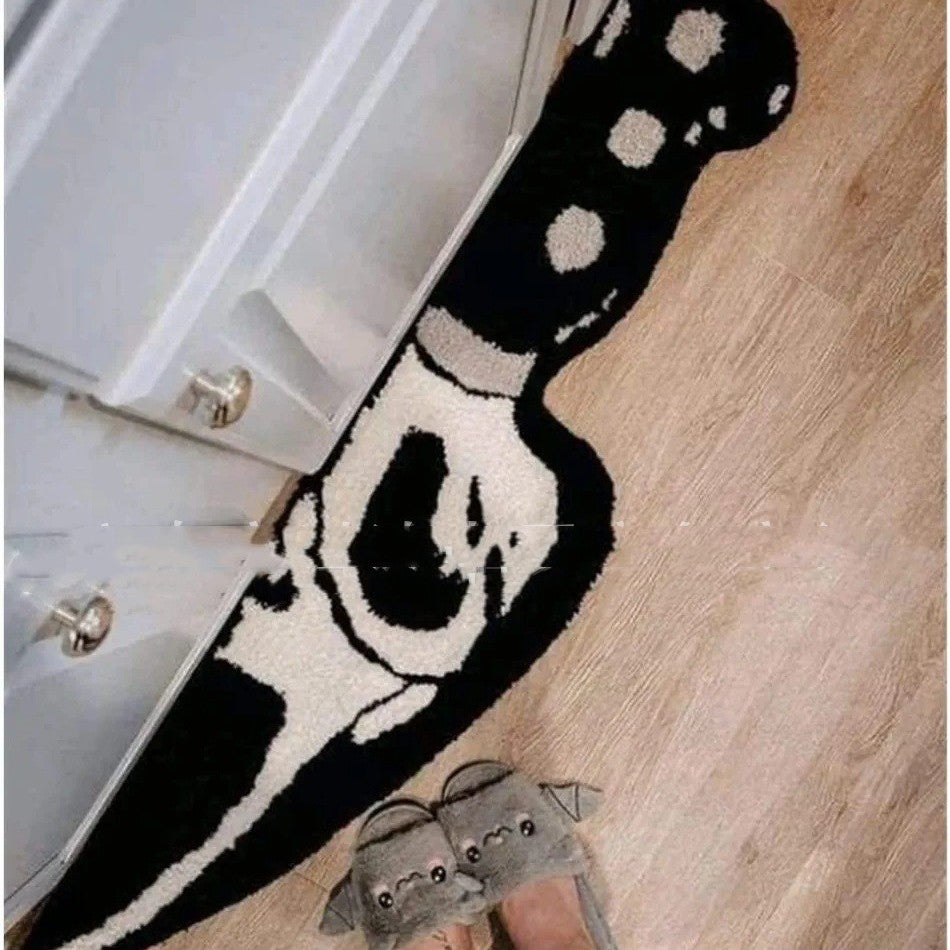 scream throw rug