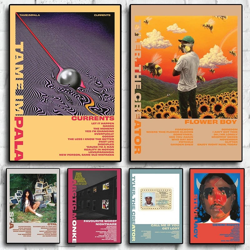 iconic album wall canvas