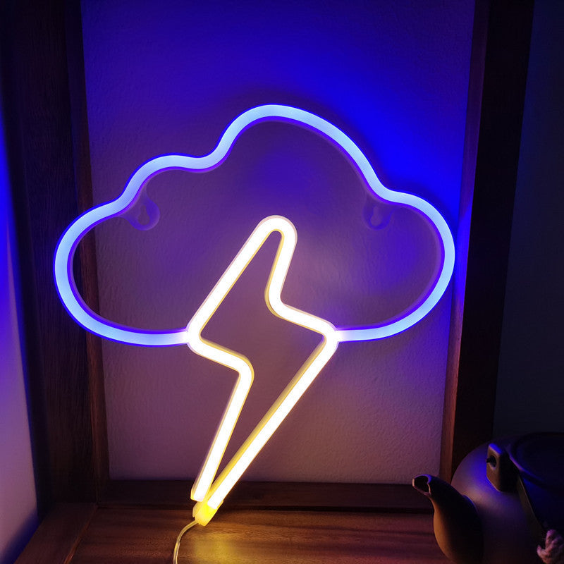 lightning neon light