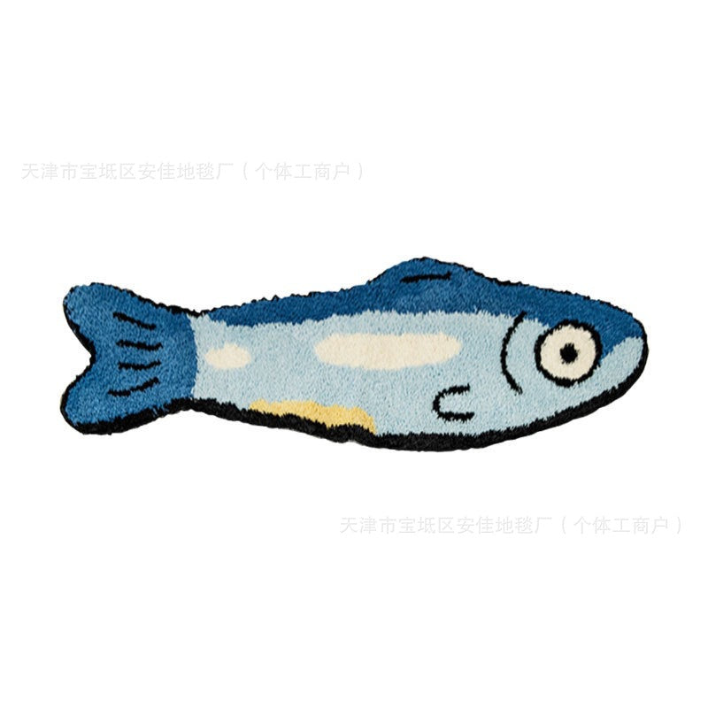 koi throw rug