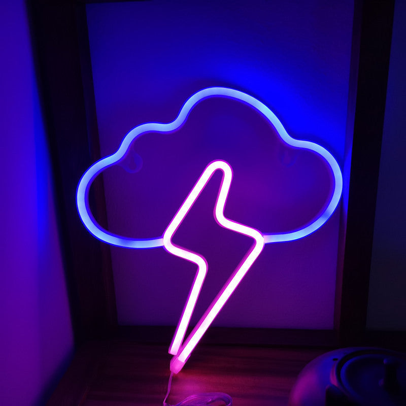 lightning neon light