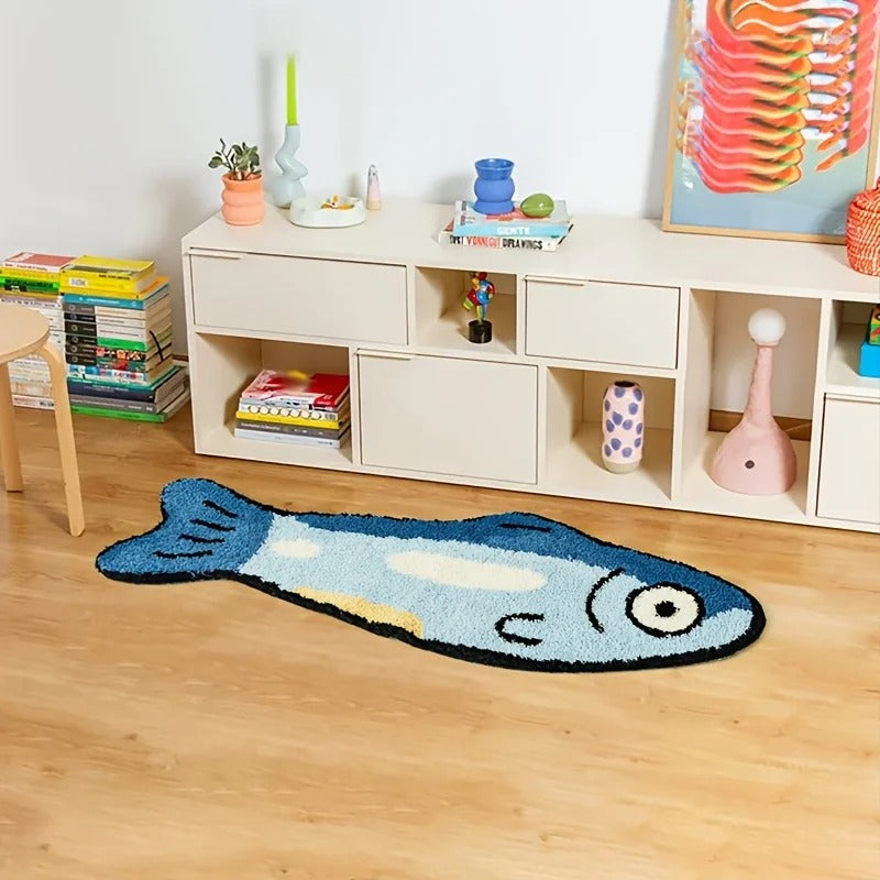 koi throw rug