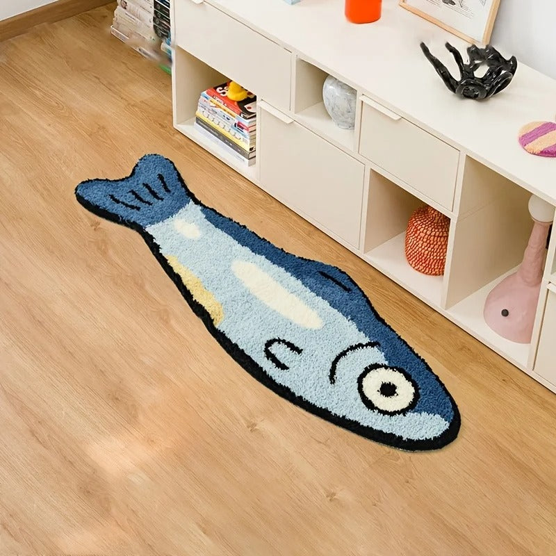 koi throw rug