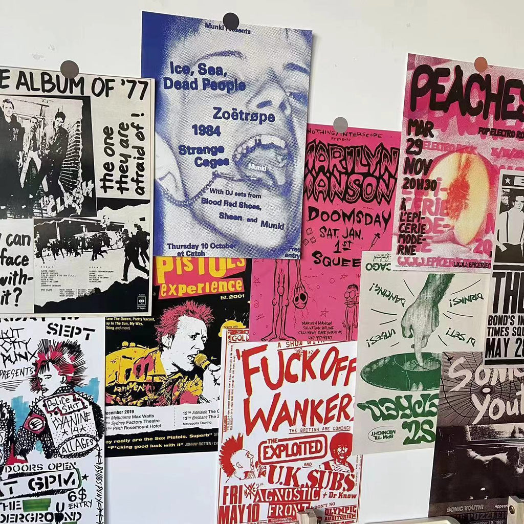 grue rock poster set
