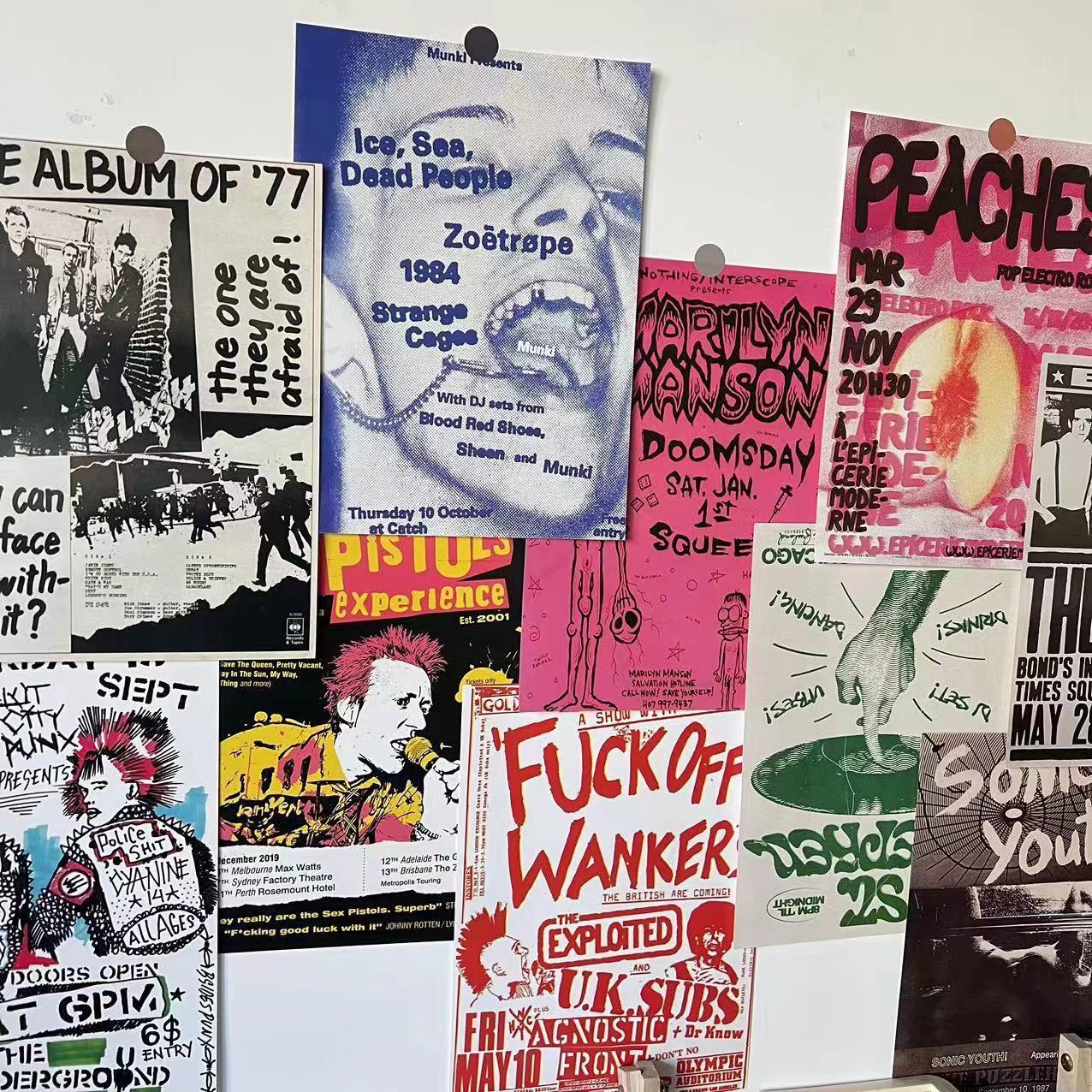 grue rock poster set