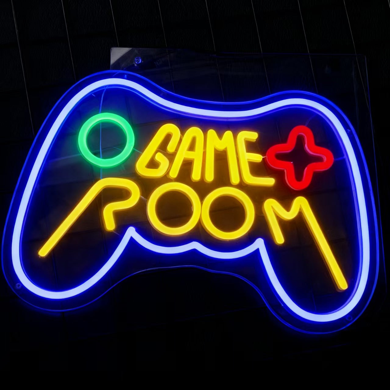 neon gaming controller light