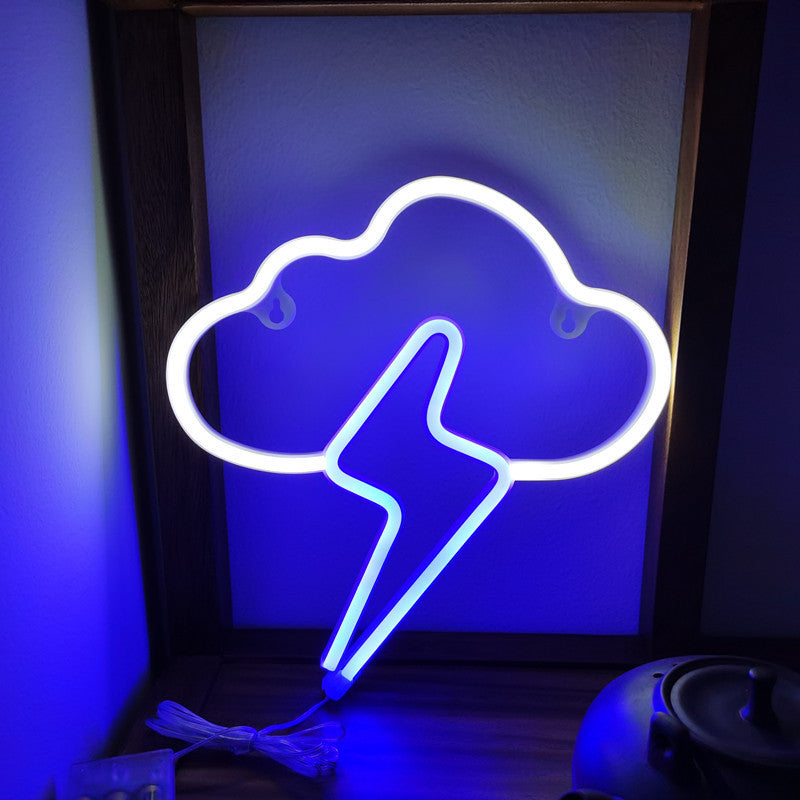 lightning neon light