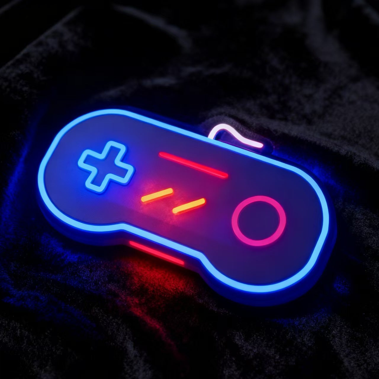 neon gaming controller light