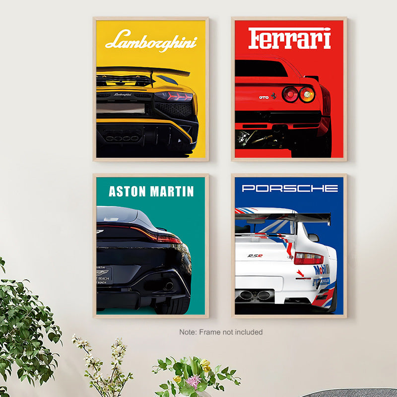 formula sports car print