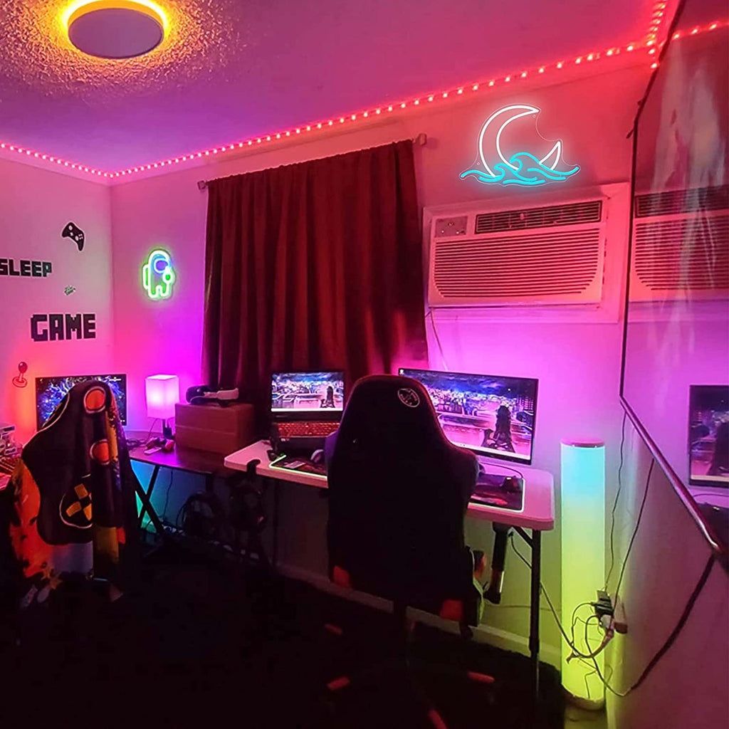 cali luna wave neon light