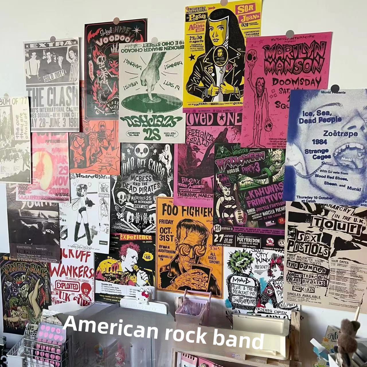 grue rock poster set