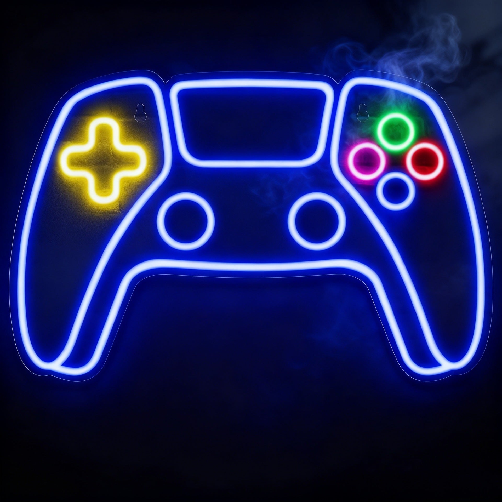 neon gaming controller light