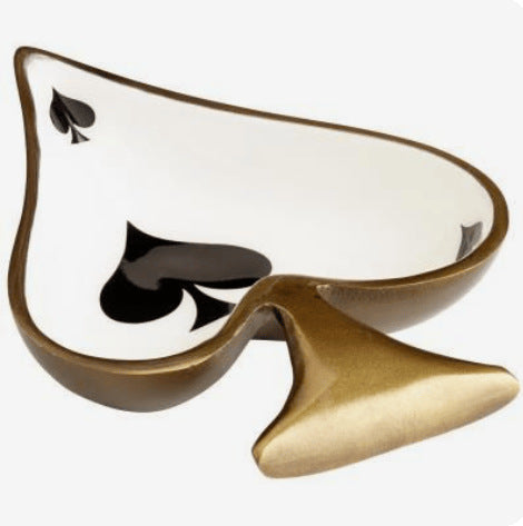 playing card ring dish