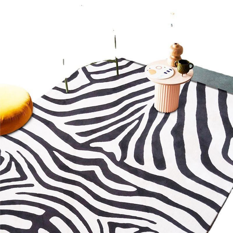 zebra print carpet