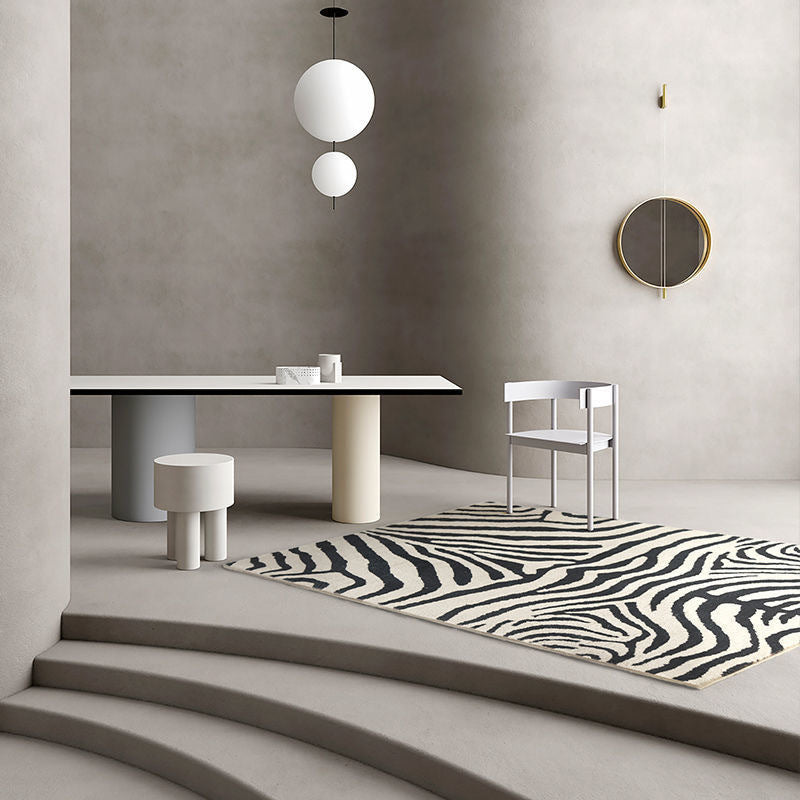 zebra print carpet
