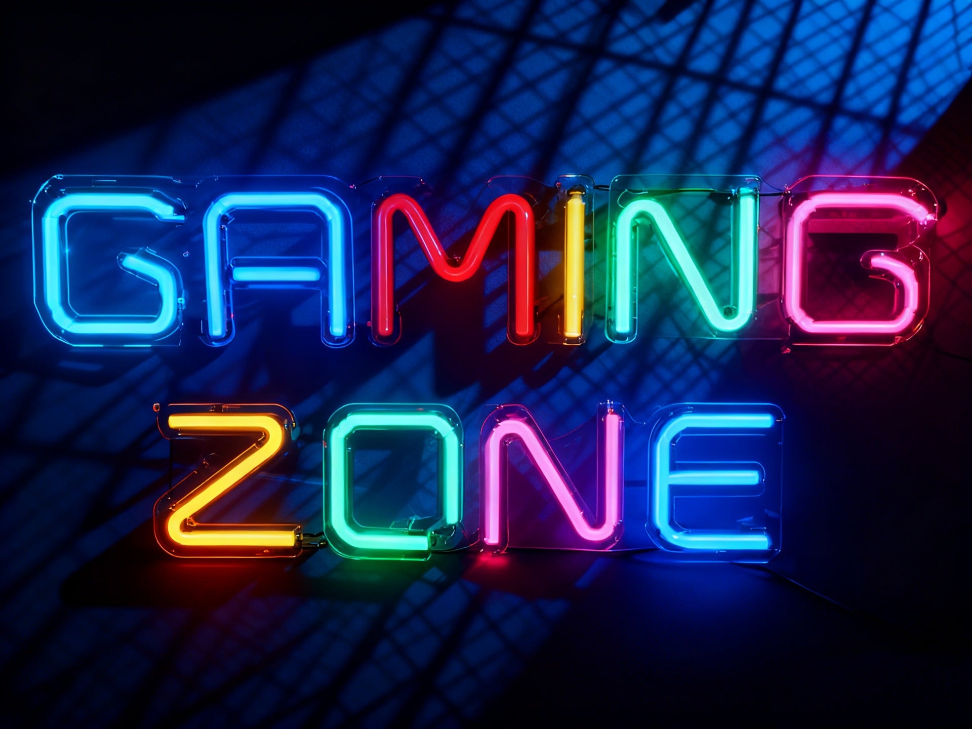 neon gaming controller light