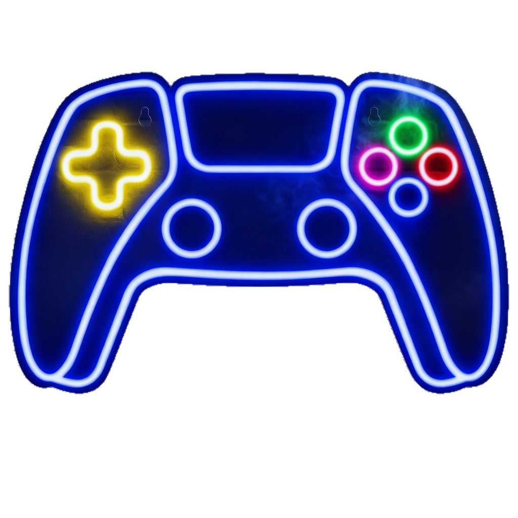 neon gaming controller light