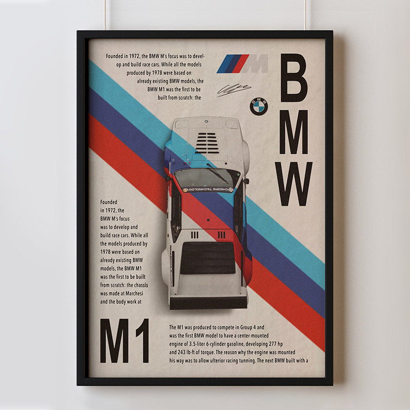 milano sports car print