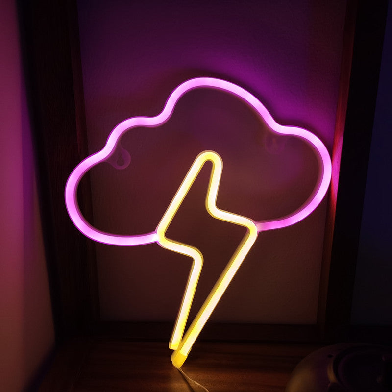 lightning neon light