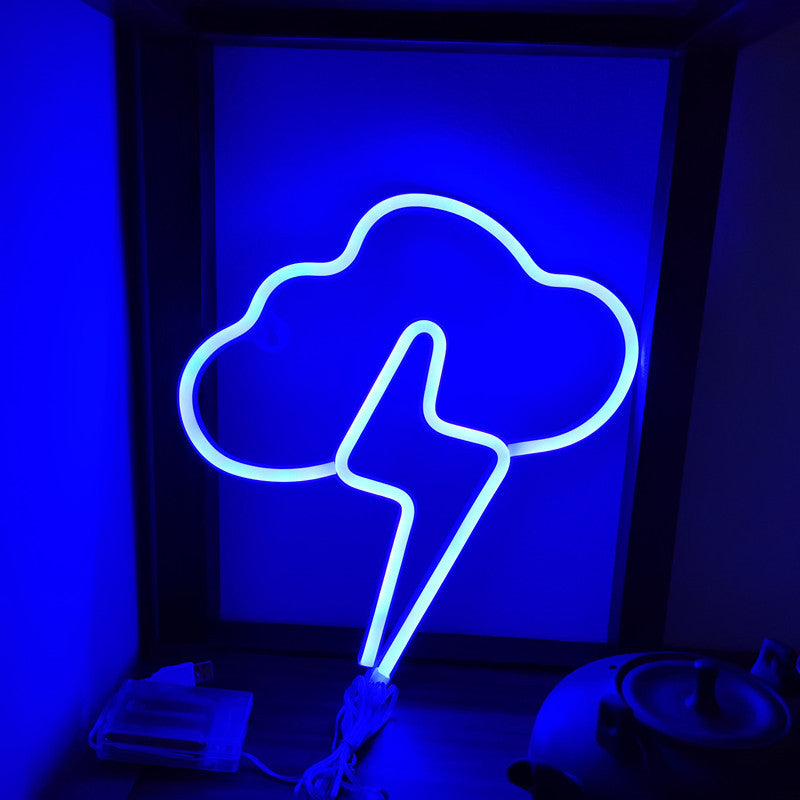 lightning neon light