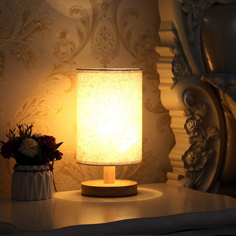 nordic wooden table lamp