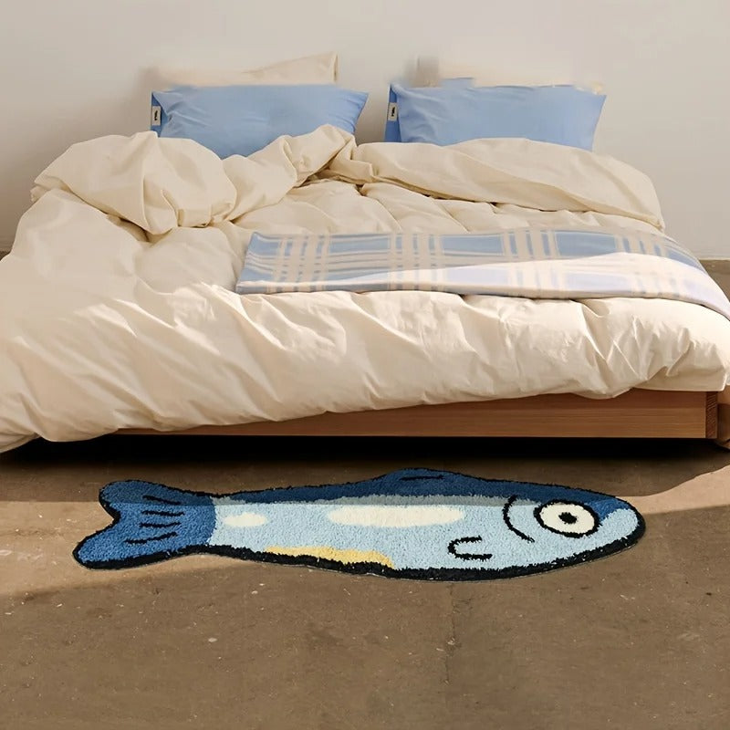 koi throw rug